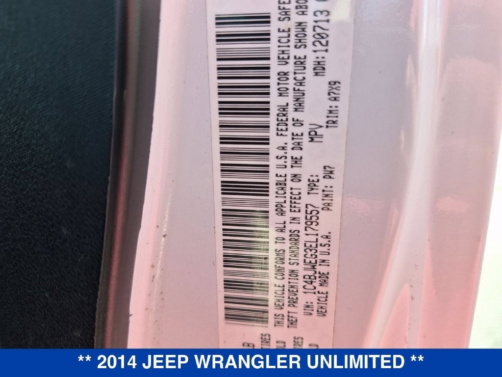 2014 Jeep Wrangler Unlimited Sahara