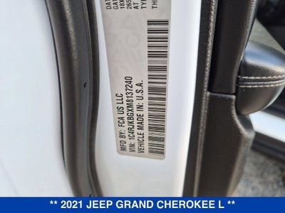 2021 Jeep Grand Cherokee L Limited 4x4