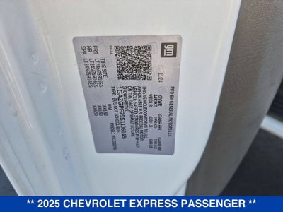 2025 Chevrolet Express Passenger 1LT