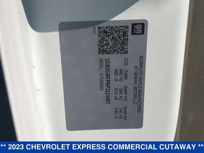 2023 Chevrolet Express Cutaway 3500 Work Van