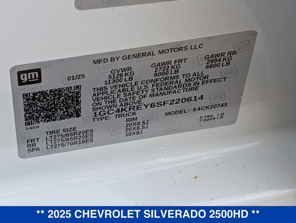 2025 Chevrolet Silverado 2500 HD High Country