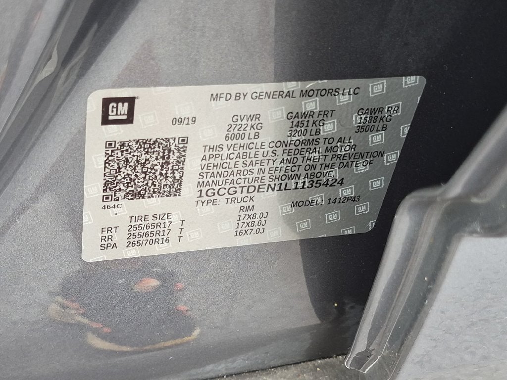 2020 Chevrolet Colorado 4WD Z71