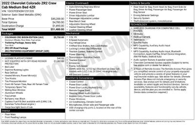 2022 Chevrolet Colorado 4WD ZR2