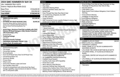 2024 GMC HUMMER EV SUV 3X OMEGA LIMITED EDITION