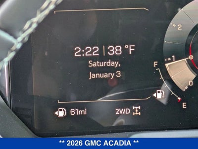 2026 GMC Acadia Denali Ultimate