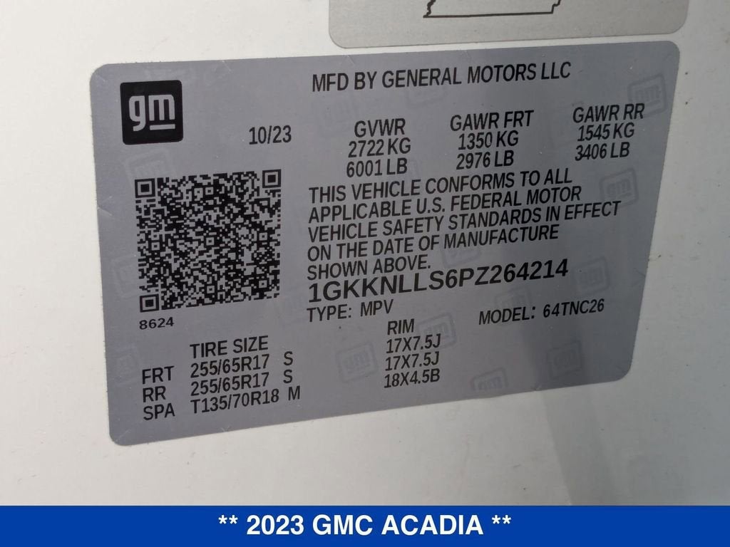 2023 GMC Acadia AT4