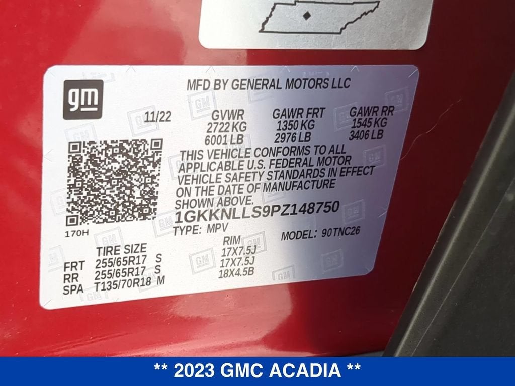 2023 GMC Acadia AT4