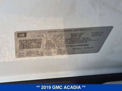 2019 GMC Acadia SLT