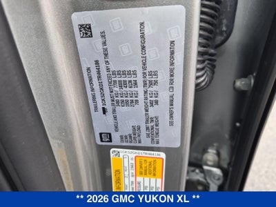 2026 GMC Yukon XL Elevation
