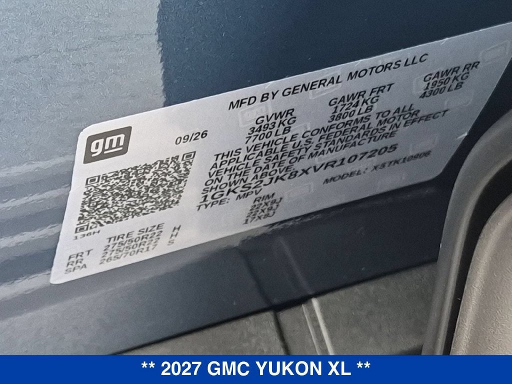 2027 GMC Yukon XL Denali