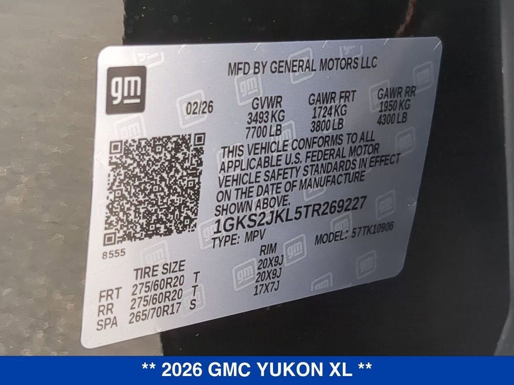 2026 GMC Yukon XL Denali