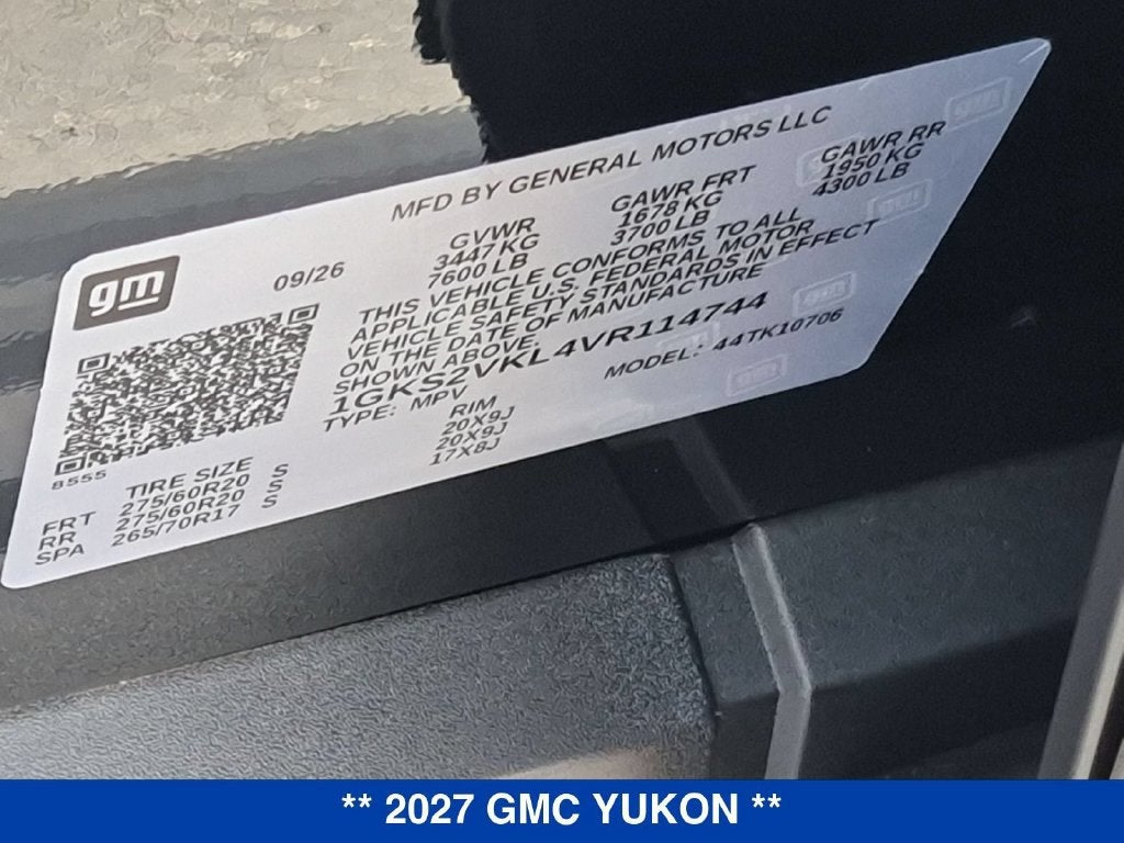2027 GMC Yukon AT4 Ultimate