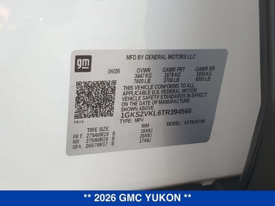 2026 GMC Yukon AT4 Ultimate