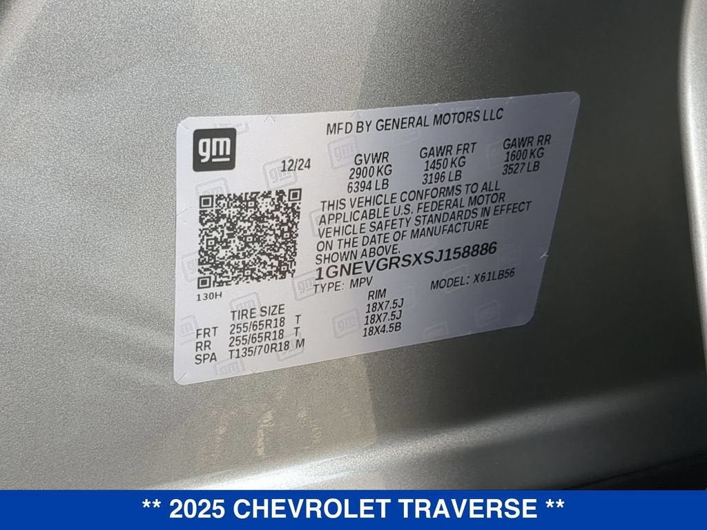2025 Chevrolet Traverse LT