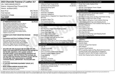 2023 Chevrolet Traverse LT Leather