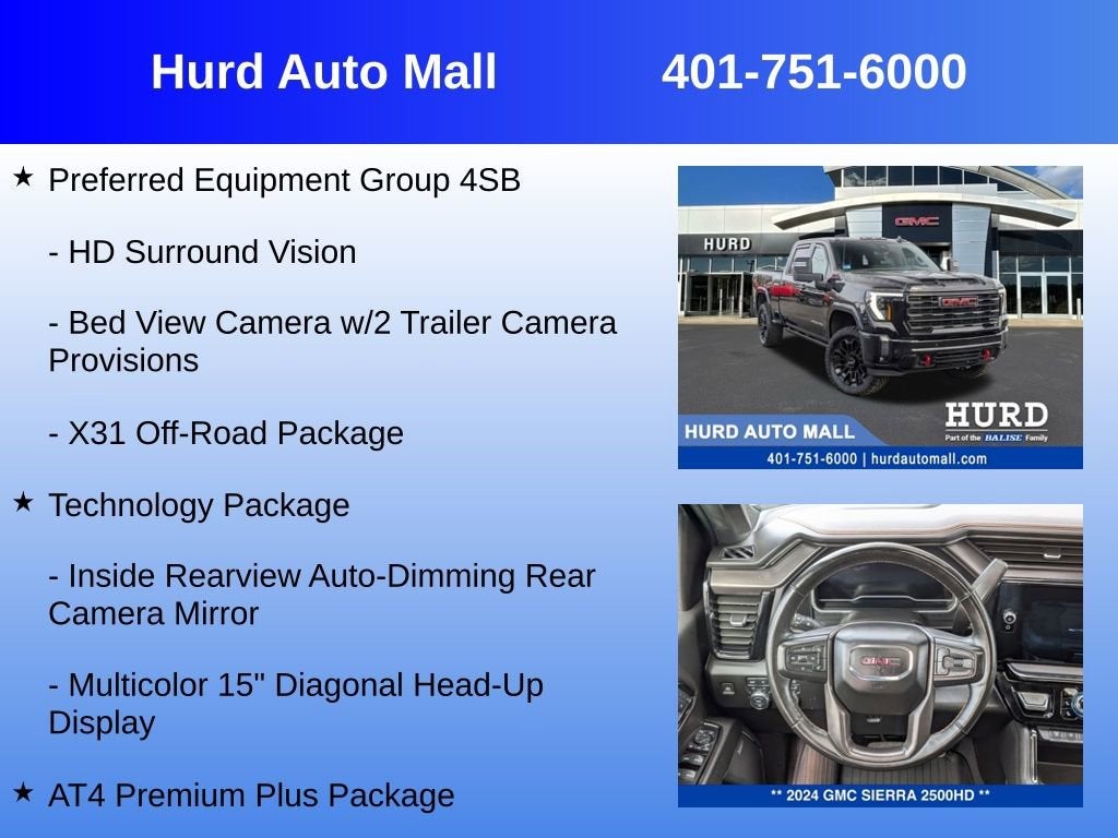 2024 GMC Sierra 2500 HD AT4