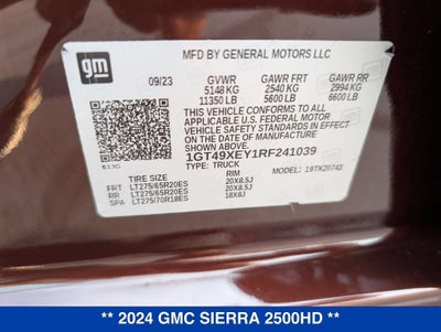 2024 GMC Sierra 2500 HD Denali Ultimate