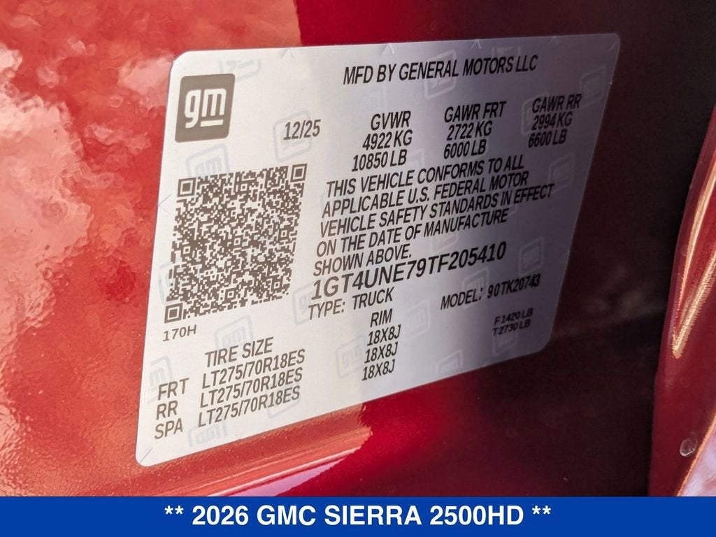 2026 GMC Sierra 2500 HD SLT