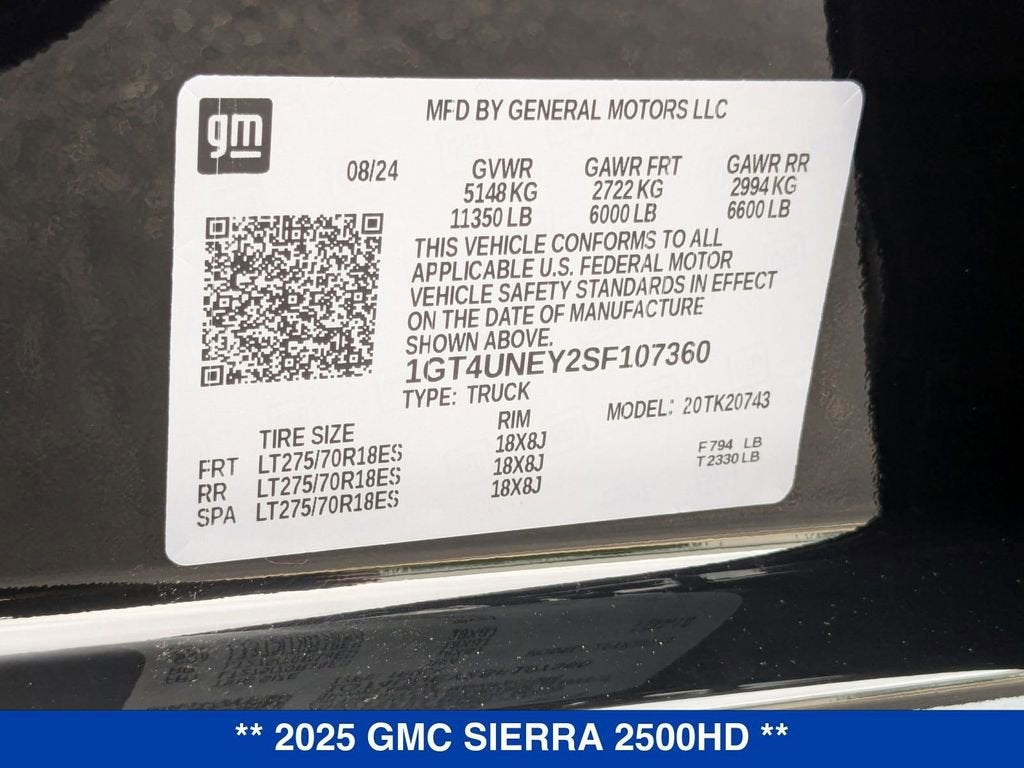 2025 GMC Sierra 2500 HD SLT