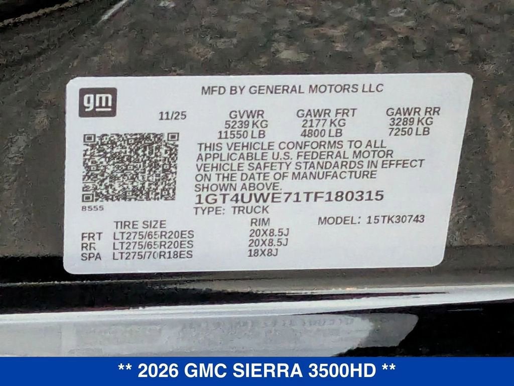 2026 GMC Sierra 3500 HD Denali