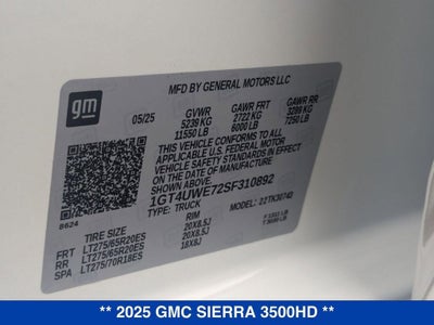 2025 GMC Sierra 3500 HD Denali
