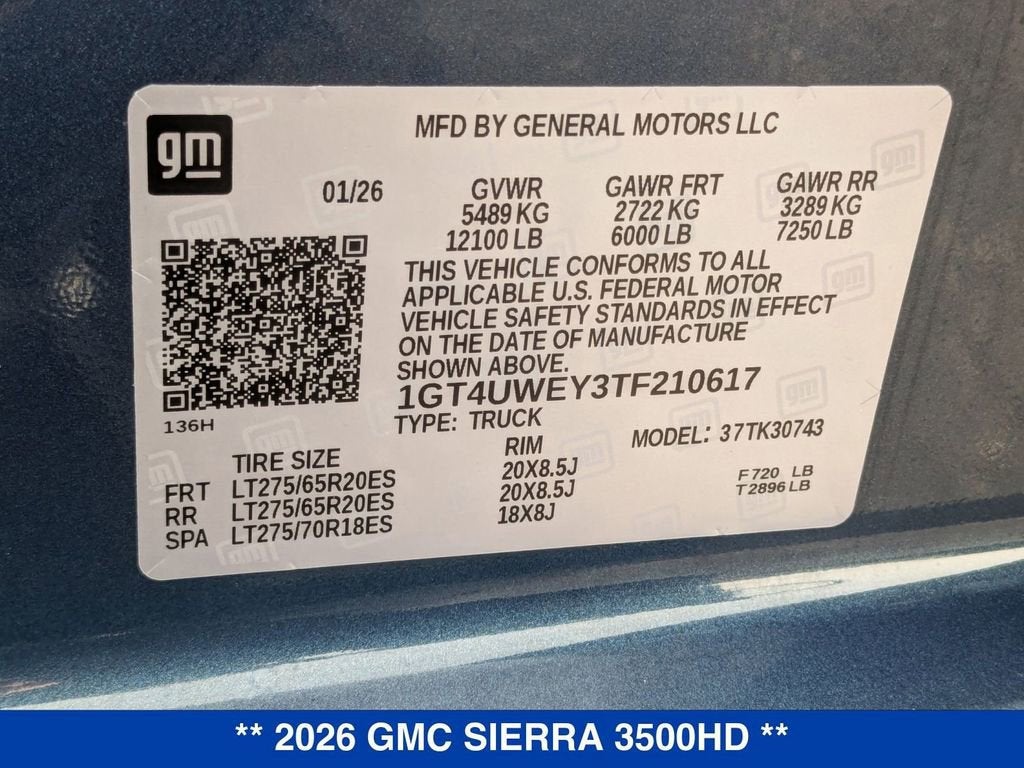 2026 GMC Sierra 3500 HD Denali