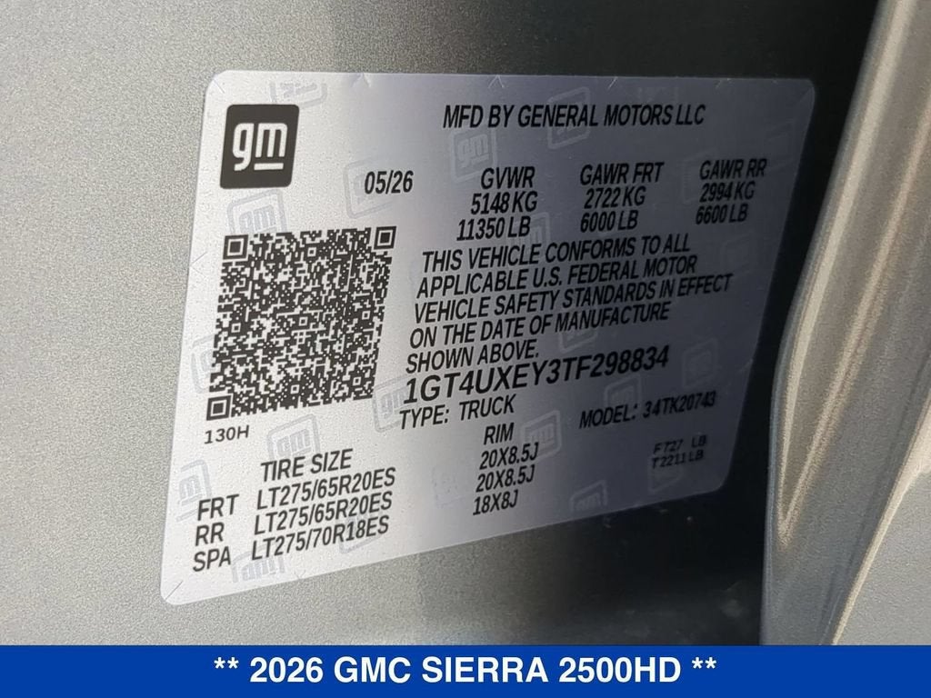 2026 GMC Sierra 2500 HD Denali Ultimate