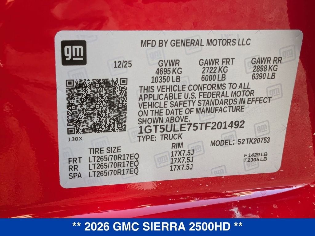 2026 GMC Sierra 2500 HD Pro