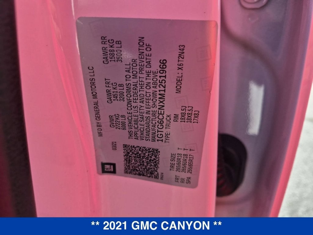 2021 GMC Canyon 4WD Elevation