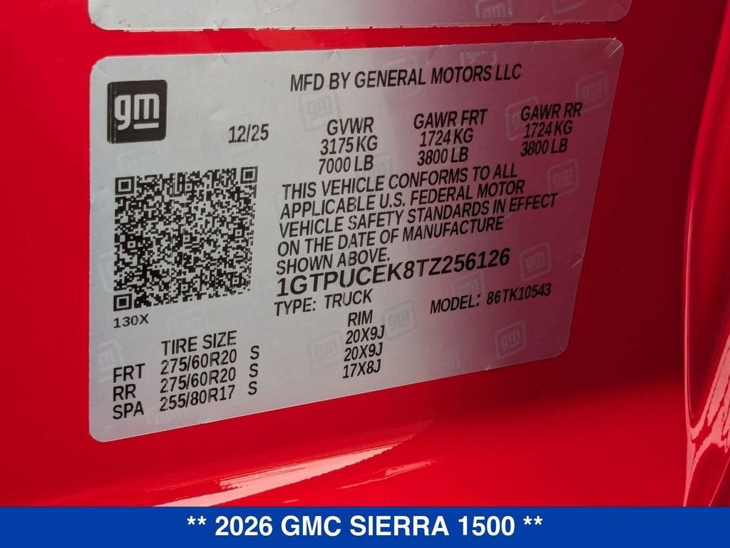 2026 GMC Sierra 1500 Elevation