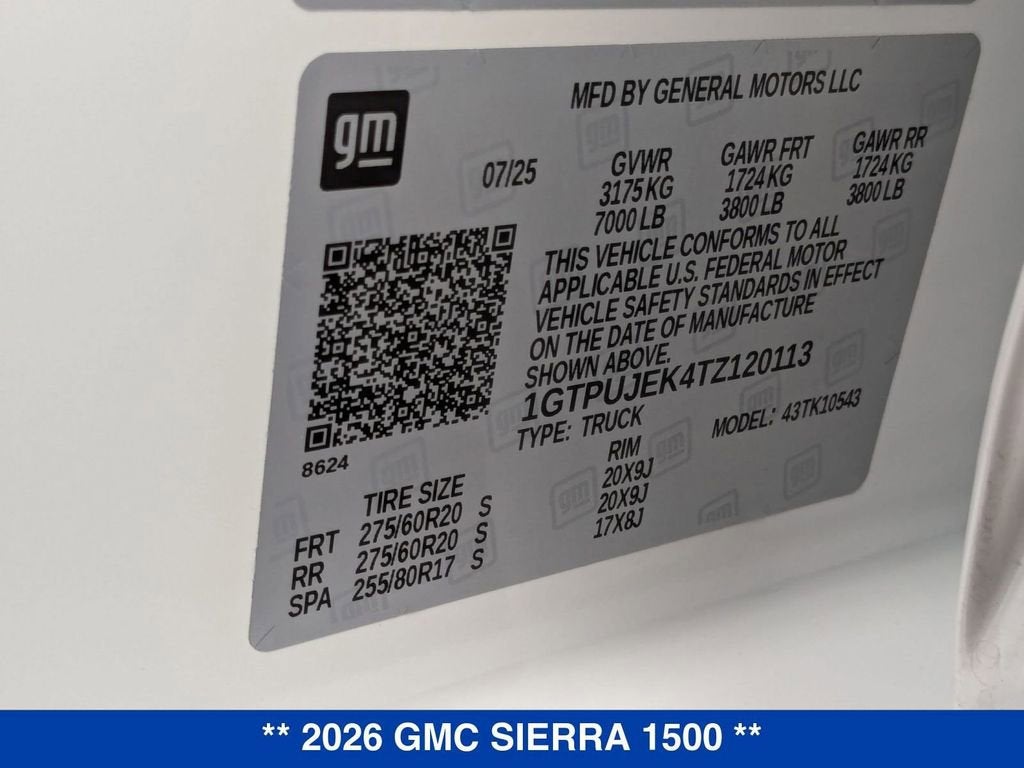 2026 GMC Sierra 1500 Elevation