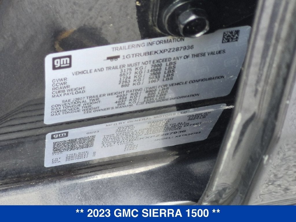 2023 GMC Sierra 1500 SLE