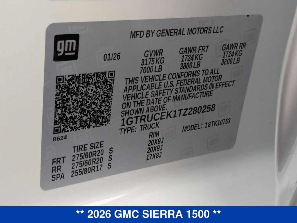 2026 GMC Sierra 1500 Elevation