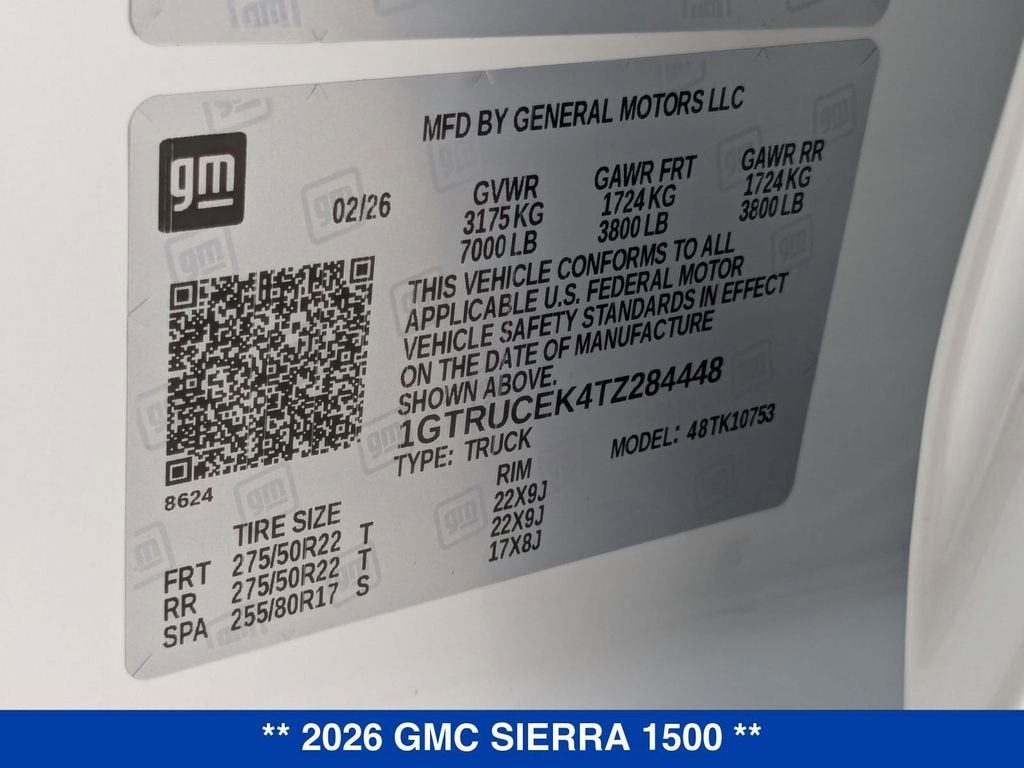 2026 GMC Sierra 1500 Elevation