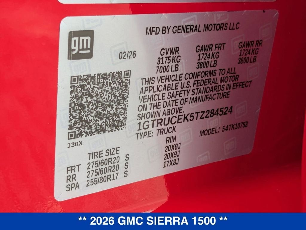 2026 GMC Sierra 1500 Elevation