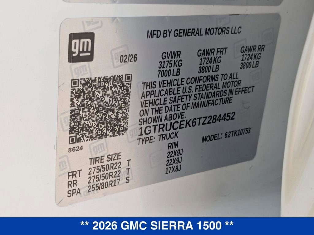 2026 GMC Sierra 1500 Elevation