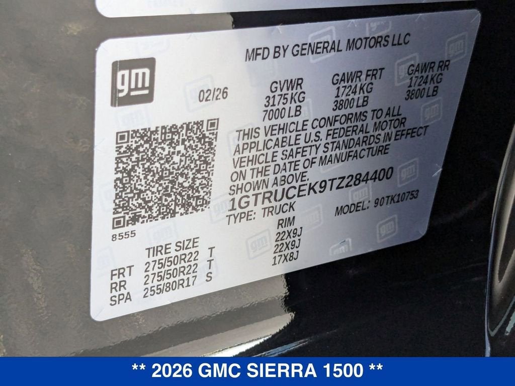 2026 GMC Sierra 1500 Elevation