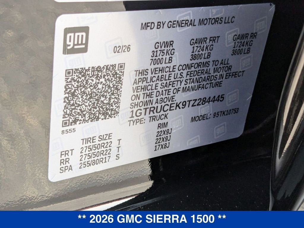 2026 GMC Sierra 1500 Elevation