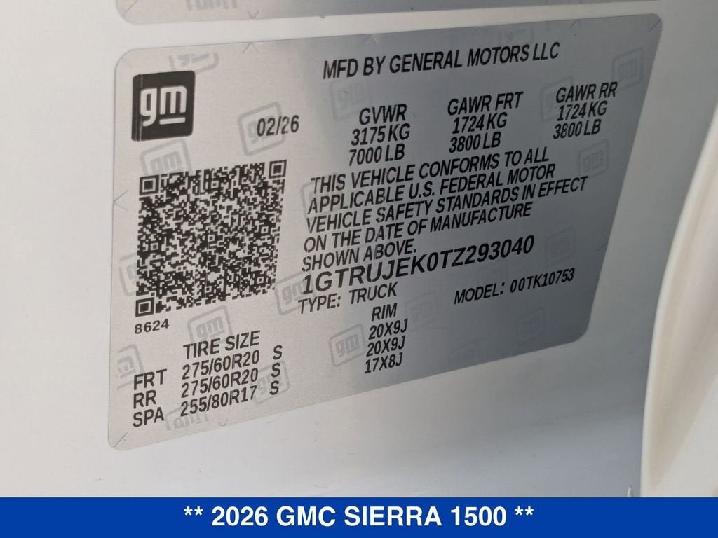 2026 GMC Sierra 1500 Elevation