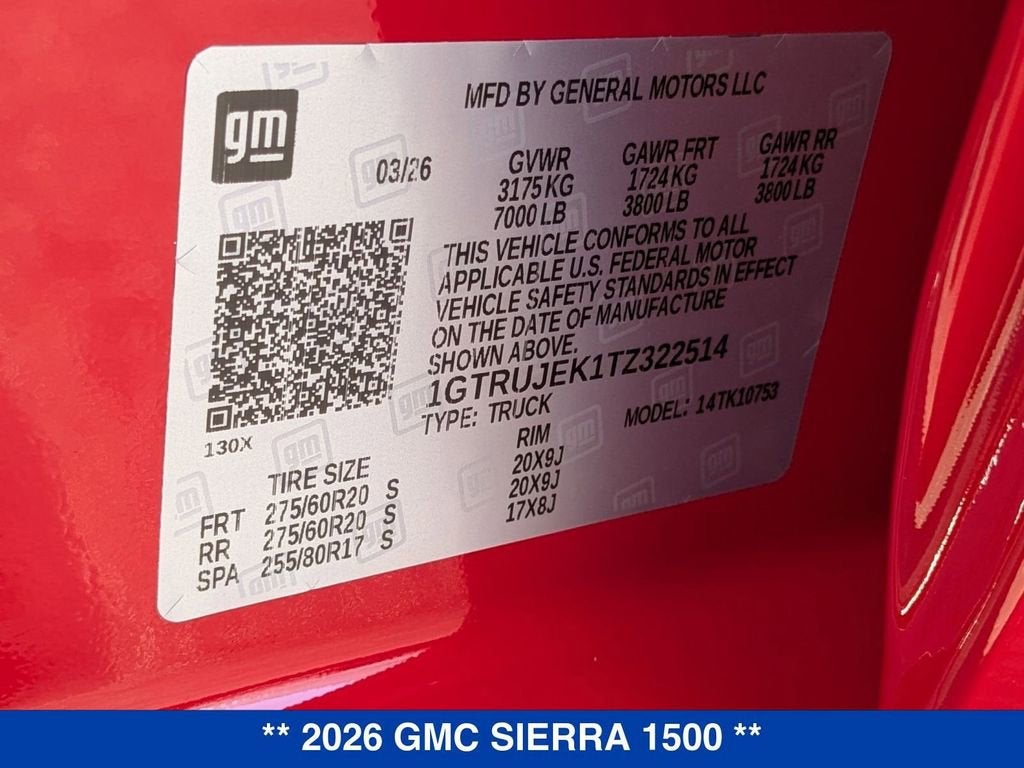 2026 GMC Sierra 1500 Elevation