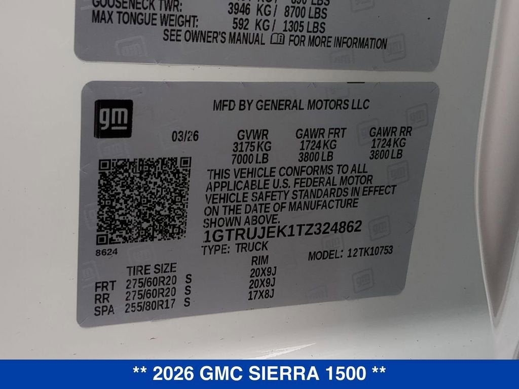 2026 GMC Sierra 1500 Elevation