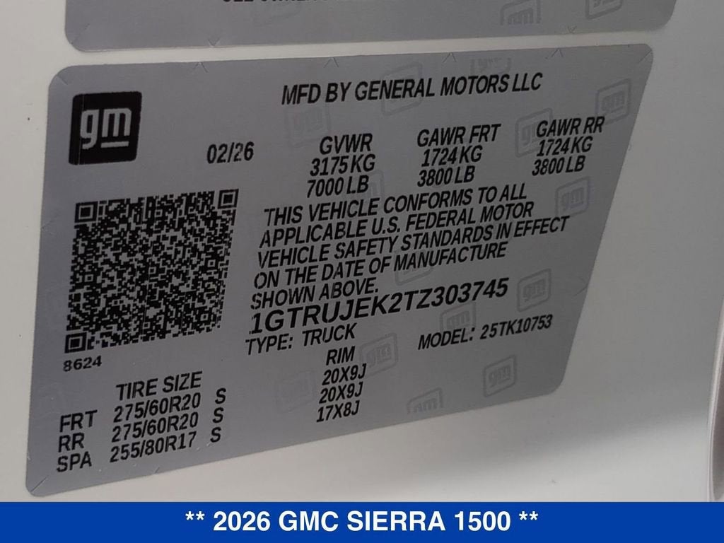 2026 GMC Sierra 1500 Elevation