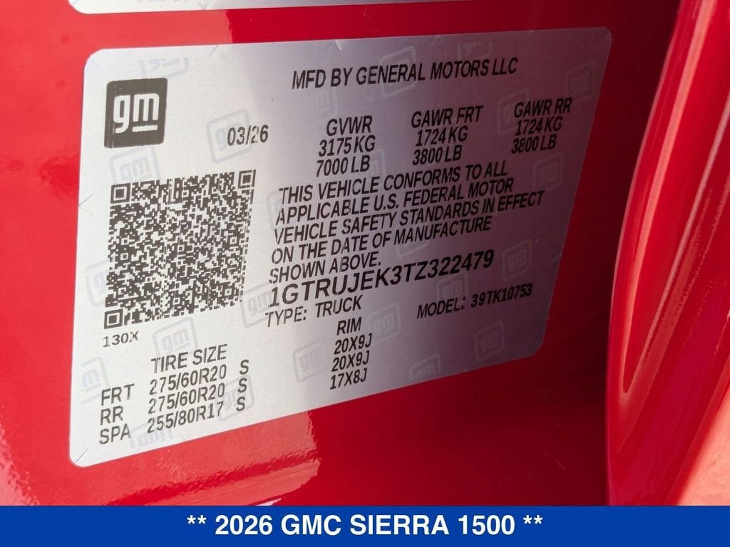 2026 GMC Sierra 1500 Elevation