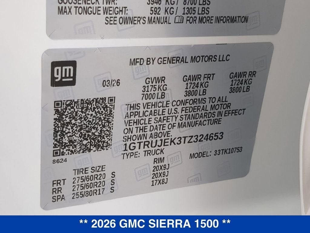 2026 GMC Sierra 1500 Elevation