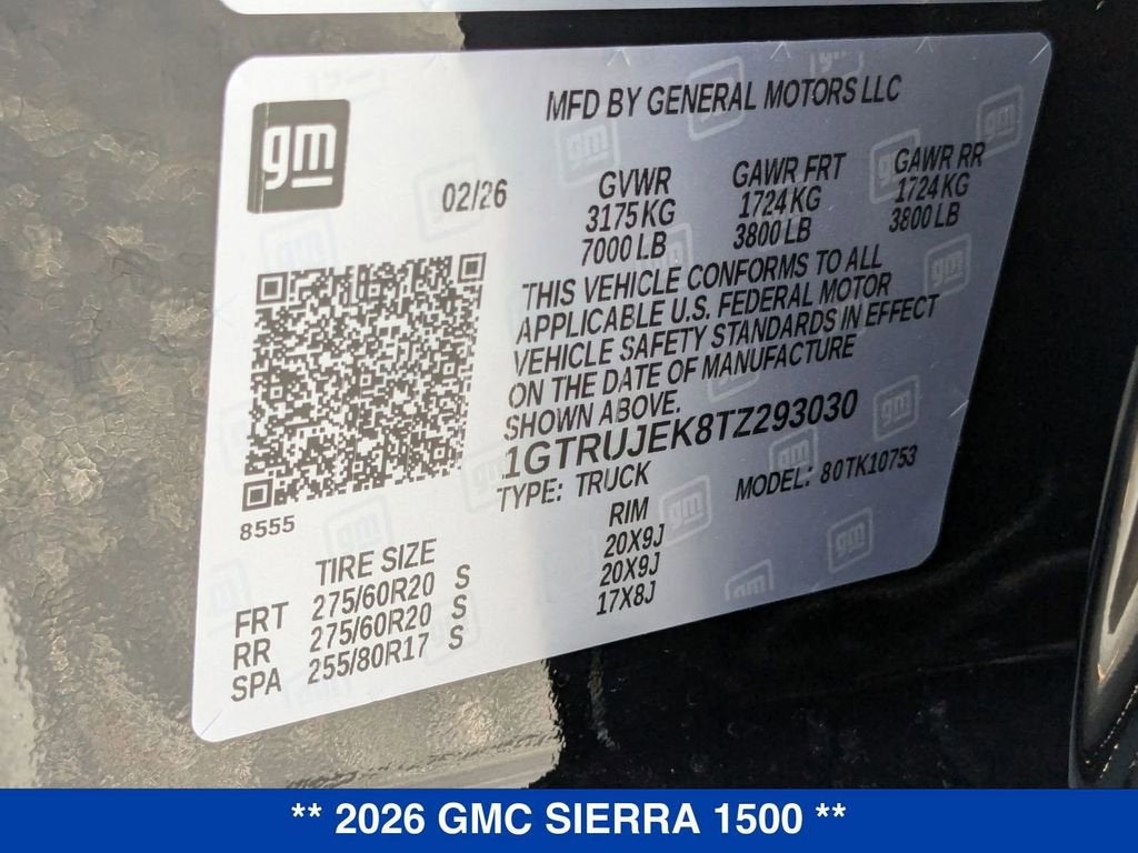 2026 GMC Sierra 1500 Elevation