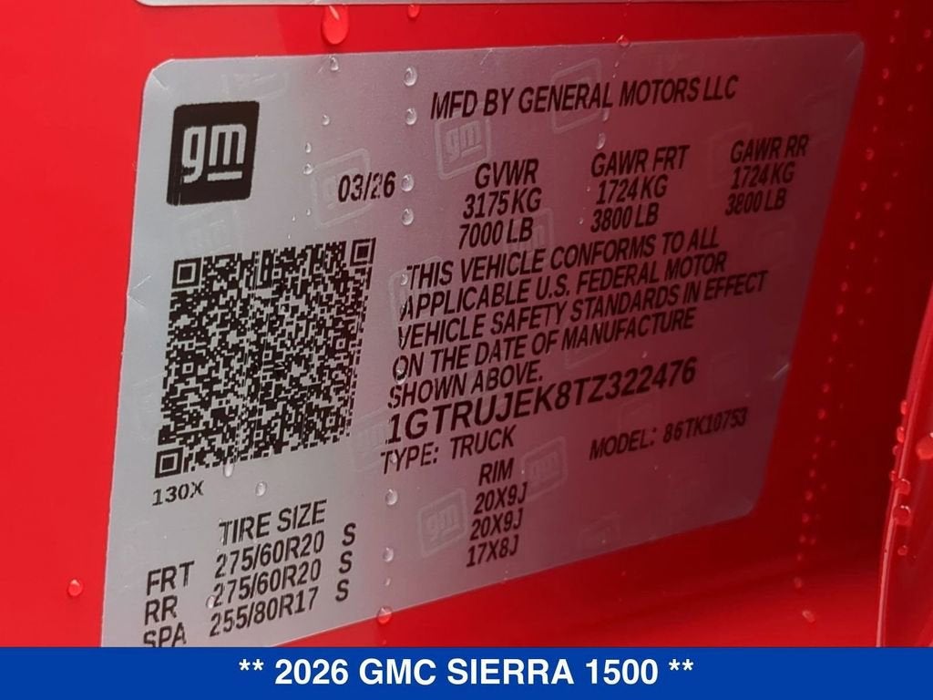 2026 GMC Sierra 1500 Elevation
