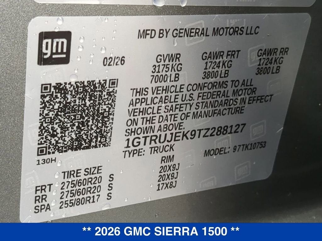 2026 GMC Sierra 1500 Elevation