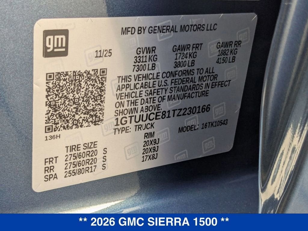 2026 GMC Sierra 1500 Elevation