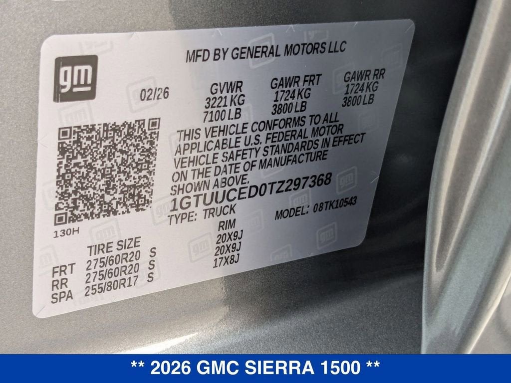 2026 GMC Sierra 1500 Elevation