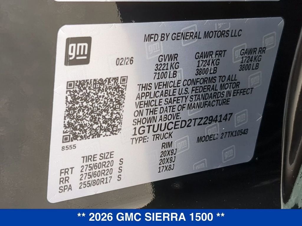 2026 GMC Sierra 1500 Elevation